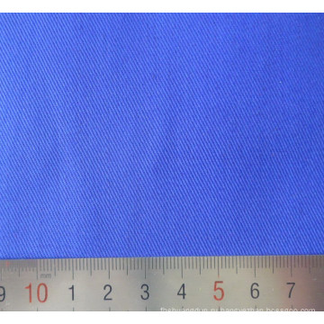 Королевский синий полиэстер хлопок T/C Twill ткани спецодежды
